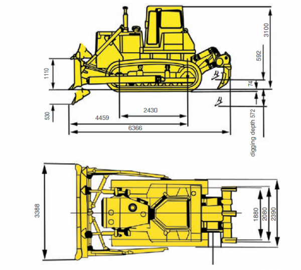 Бульдозер Shantui SD16