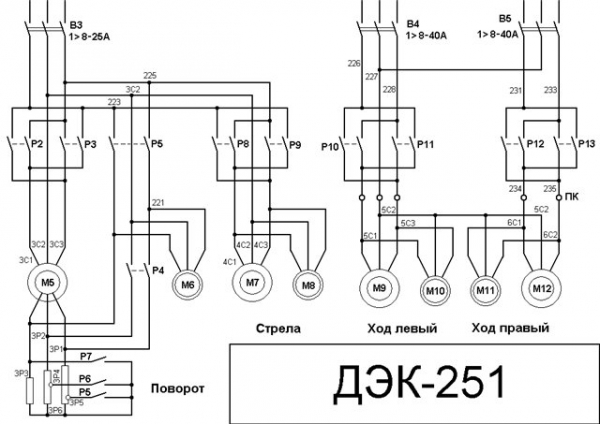 Гусеничный кран DEK-251