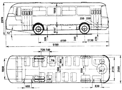 Автобус LAZ 695H