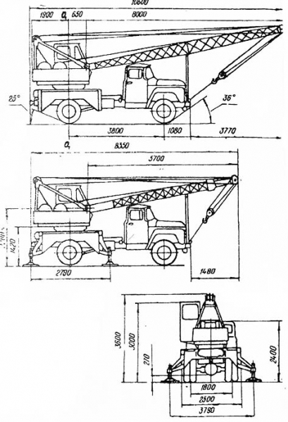 Автокран ЗИЛ-130