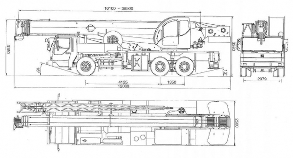 Автокран XCMG QY25K5S