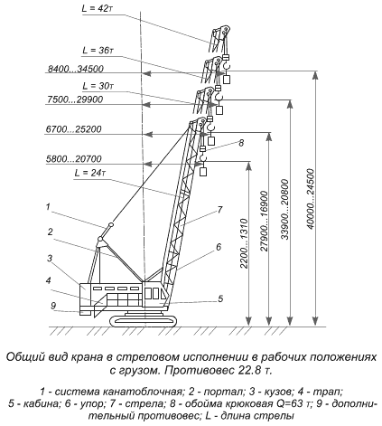 Гусеничный кран DEK-251