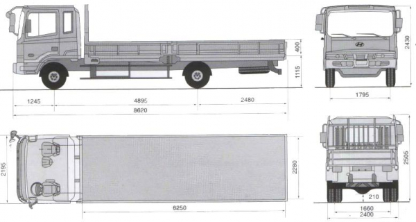 Кран-манипулятор Hyundai HD120