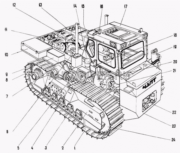 Бульдозер ЧЗПТ Т-330