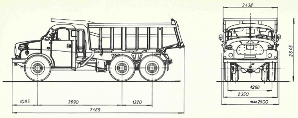 Самосвал Tatra-148