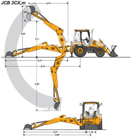 Экскаватор-погрузчик JCB 3CX