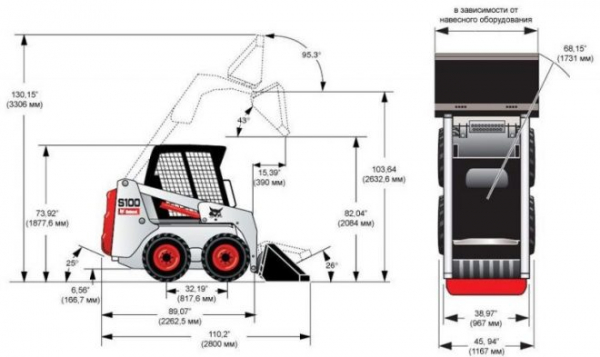 Компактный погрузчик Bobcat S530