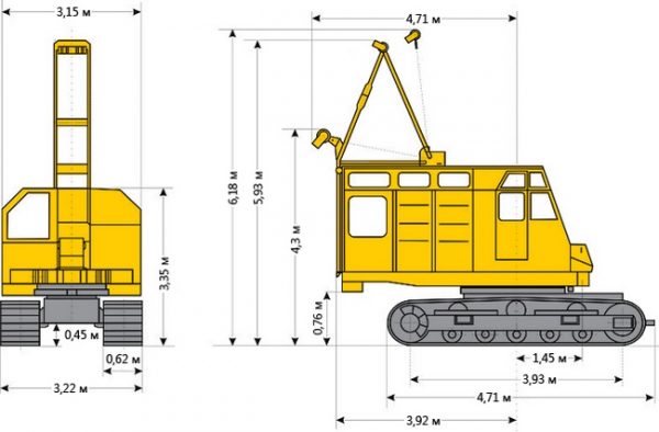 Гусеничный кран KRK-250